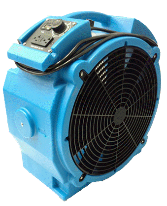 DH Elite High Temperature Low Amp Air Mover Blue