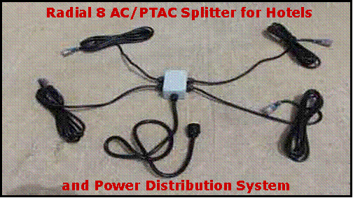 Radial AC/PTAC Splitter for Hotels